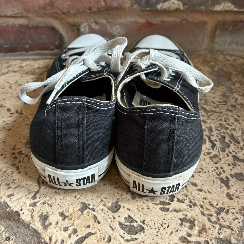 Converse Black and White Low Top Sneakers - Picture 3 of 7